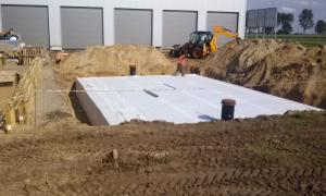 Podjęcie prac na nowo budowanym budynku hali magazynowej wraz z częścią socjalną w miejscowości Brzezimierz k. Oławy